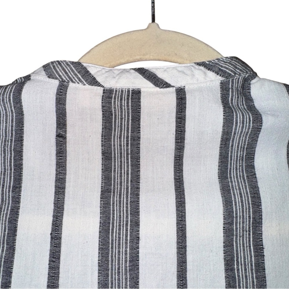VANESSA BRUNO Blue Stripe 100% Cotton Button-Up Shirt EU 38 US Size M/6 - Picture 6 of 14